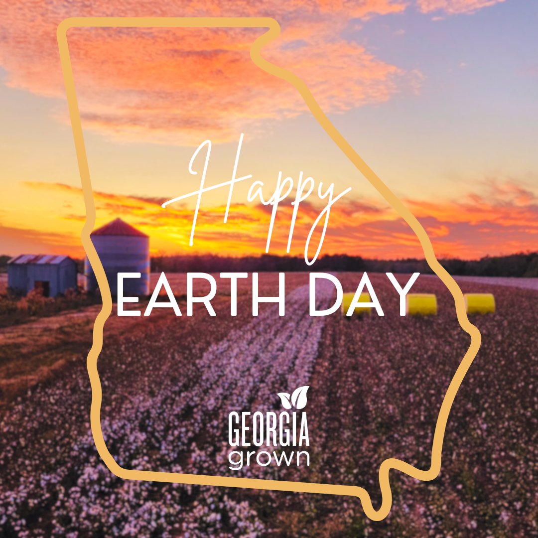 🌍Happy #EarthDay!🌾 Today and every day, our #Georgia farmers are working to conserve resources and make our #1 industry more sustainable and profitable through technology and innovation while continuing to provide the food, fiber, and shelter we all rely on. #EarthDay2024