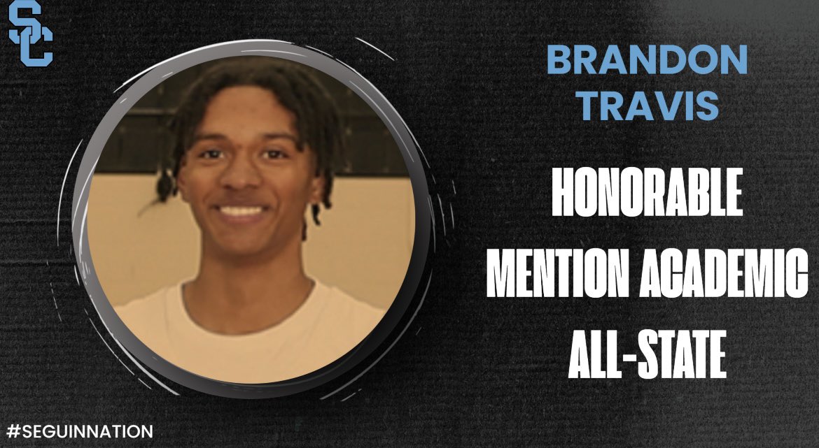 We’d like to celebrate Senior Brandon Travis for a great year and making THSCA Academic All State! This is Brandon’s second year with us, and finished with PRs of 21-0.5 in LJ and 44-4.5 in TJ! Brandon is still undecided but wants to jump in college @BejayTravis #THSCA