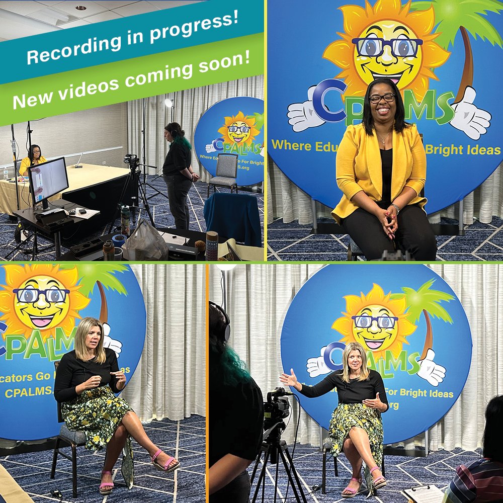 Ｎｅｗ 📹 Ｃｏｍｉｎｇ‼️ This week, we are working with math teachers across #Florida to create on-demand professional learning videos! #InnovatingLearning