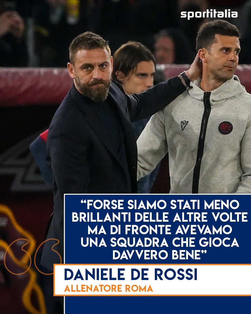 Daniele #DeRossi, allenatore della #Roma, ha commentato così il match contro il #Bologna terminato 3-1 per i rossoblú. ⚽️ #derossi #sportitalia #seriea #roma #bologna