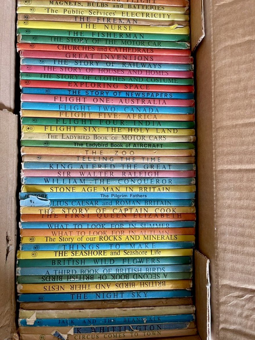 These books were described as “good condition, some torn”. But just look at them! 50 books, most pre-1964, most with original dustwrappers. Excellent condition- and all happy in their new home☺️