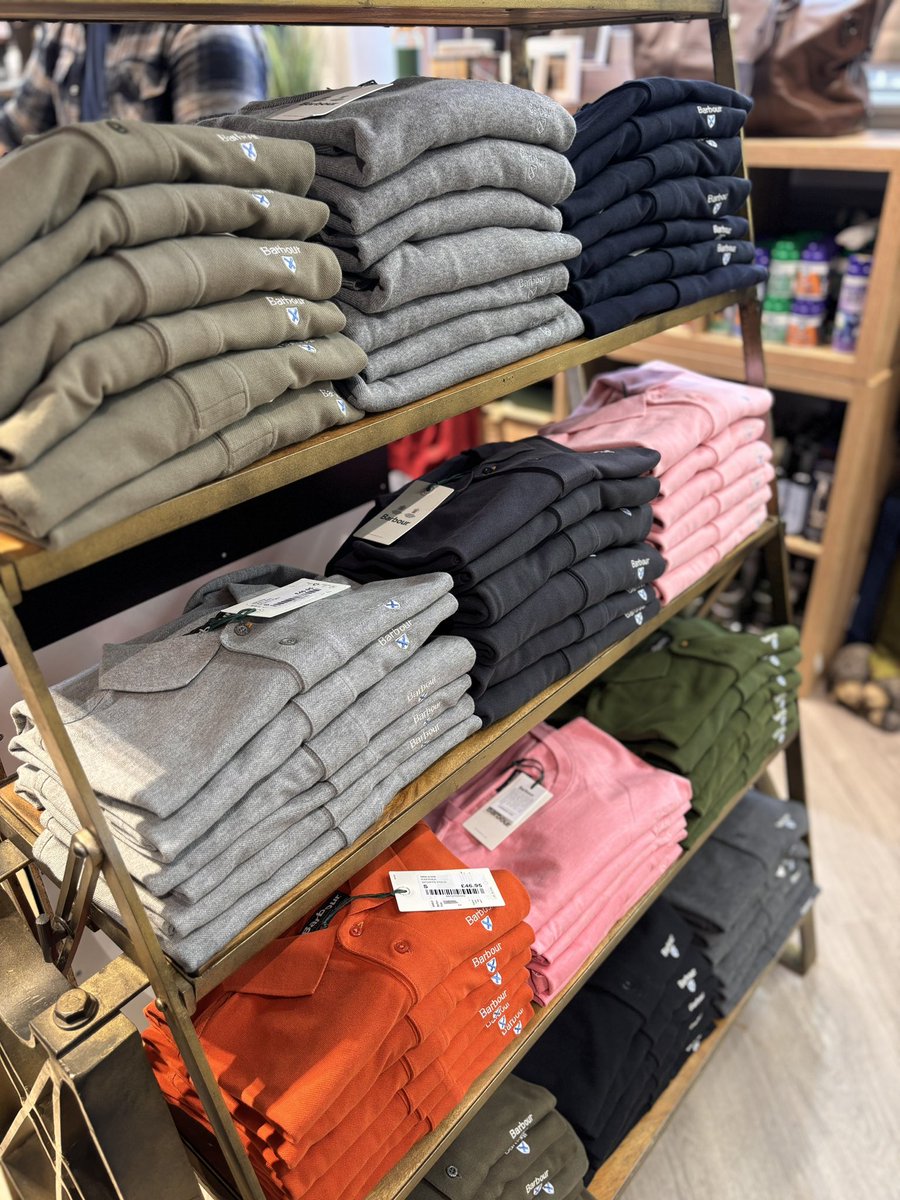 A great selection of polo shirts to pick from at Varey’s 👕 #clitheroe #barbour #vareystownandcountry