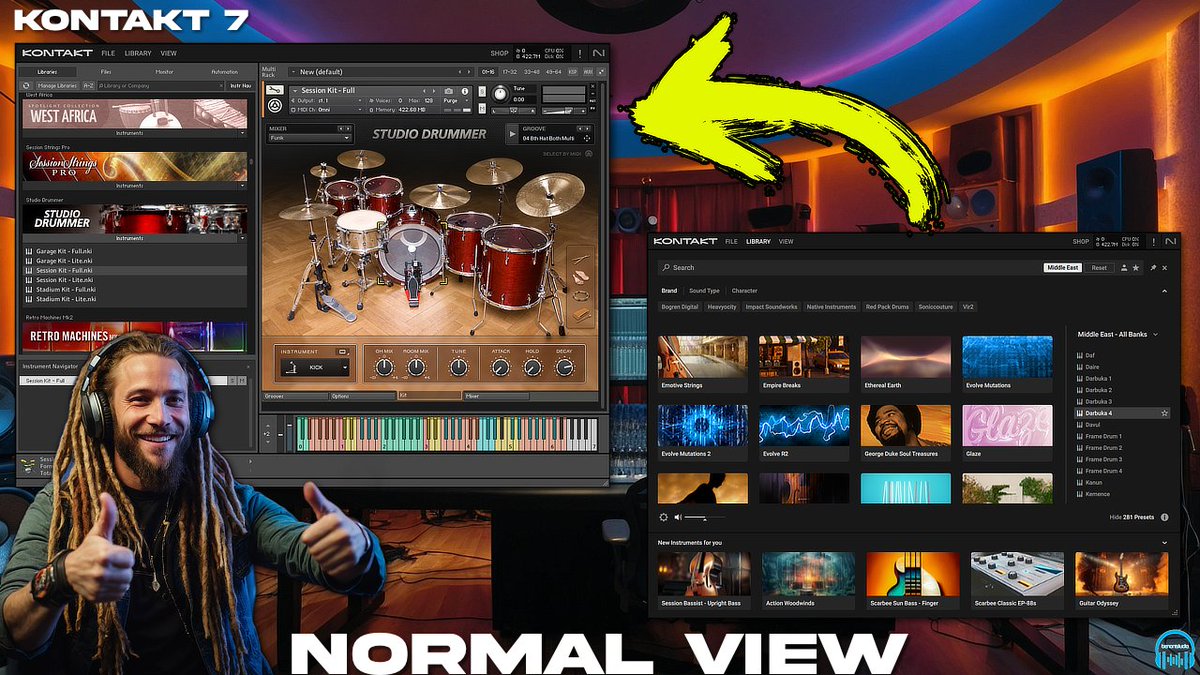 How to get the NORMAL Kontakt interface back in KONTAKT 7 👍

Watch Now:
(YT) youtu.be/BRmkH0dAkeU

(RB) rumble.com/v4qy3w2-kontak…

#kontakt #NativeInstruments