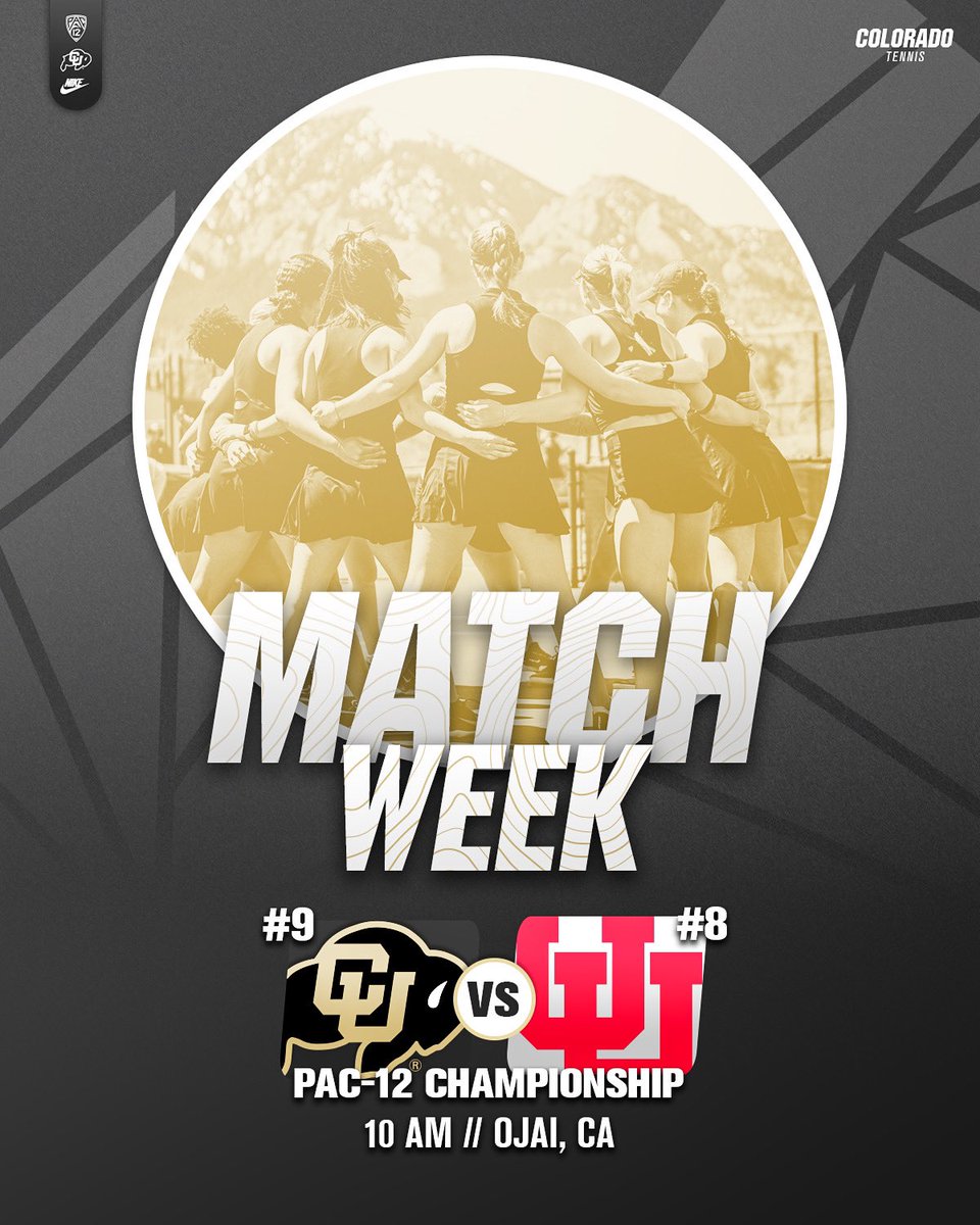 Tournament time 🕒

Buffs open up the Pac-12 Tournament on Wednesday against Utah.

#GoBuffs