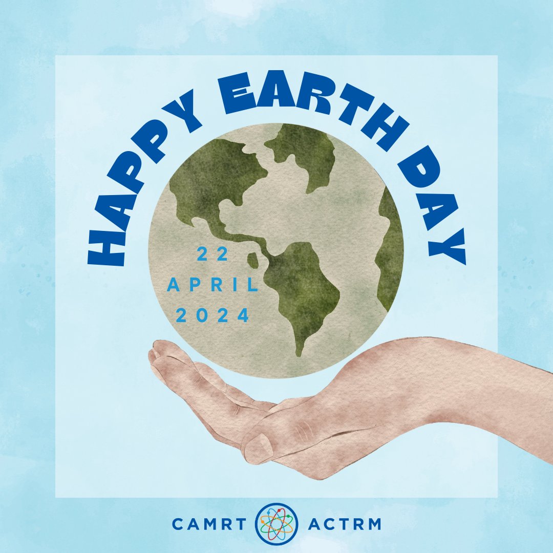 Happy Earth Day from CAMRT! Let's celebrate our planet's beauty and take care of it for future generations! 
#EarthDay2024 #CAMRT
Learn more: earthday.org