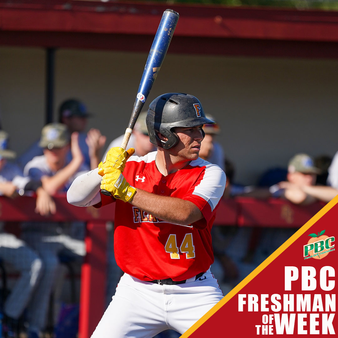 Cooper Smith & Jesse Sullivan were selected as the PBC Pitcher and Freshman of the Week⚾️ Smith tossed 8️⃣ scoreless innings and scattered six hits in a 7-0 win at USC Beaufort💪 Sullivan batted .350 last week with 3️⃣ doubles &🔟 runs batted in🔥 #GoSaints | @Flagler_BSB