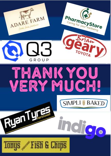 As our U12 girls team are ready to set off to Belfast, they’d like to thank all the local businesses that have supported their tour. Their generosity is greatly appreciated. THANK YOU VERY MUCH The future's bright, the future's navy, blue and white #ocunderage #ocgirls