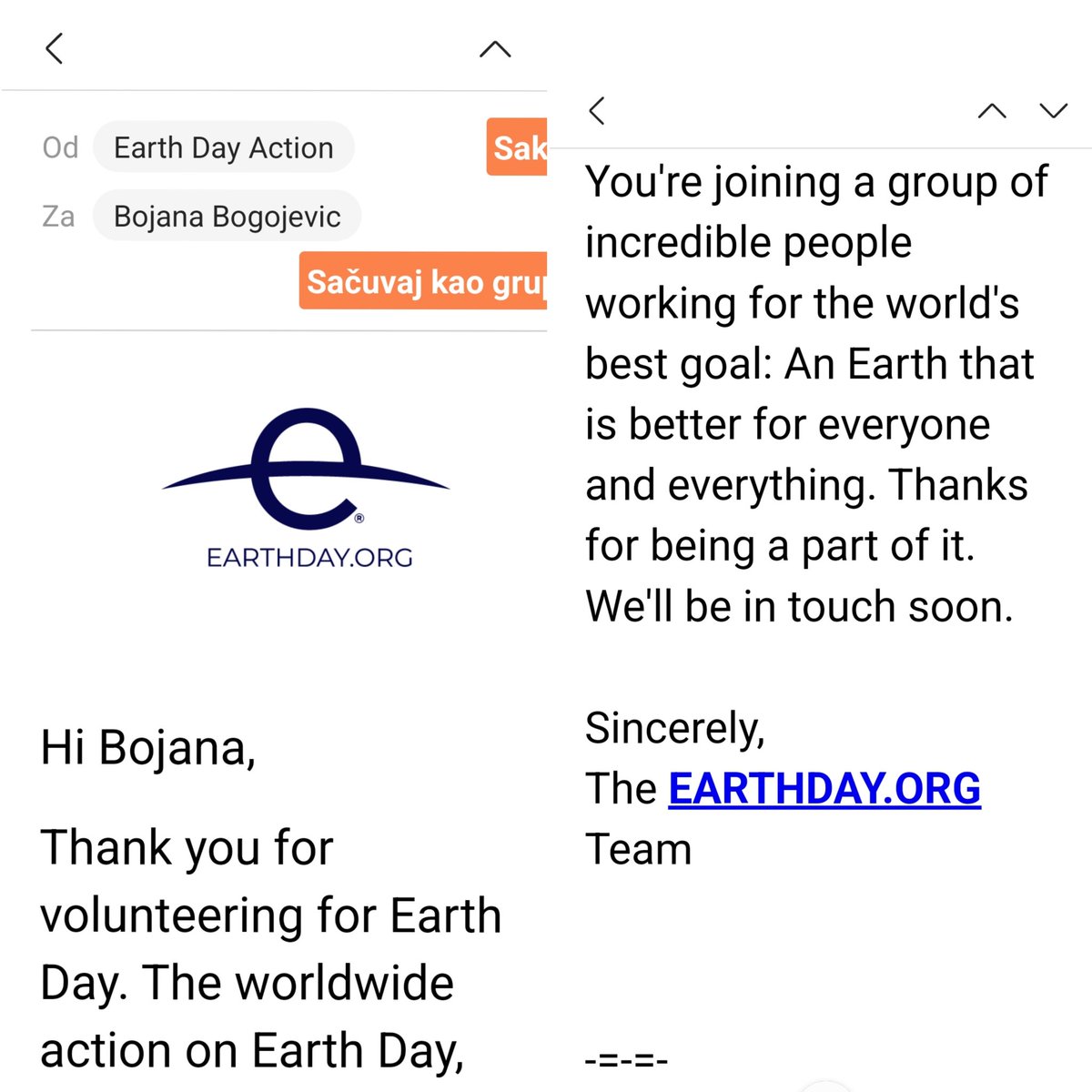 It's wonderful to become an official @earthdaynetwork volunteer. To share your knowledge and fight for future worth living is precious.   #EarthDay2024 #climatechange  #environmentalsustainability 
#SDGs #GreenDeal #GreenAgenda #FitFor55 #Sustainability