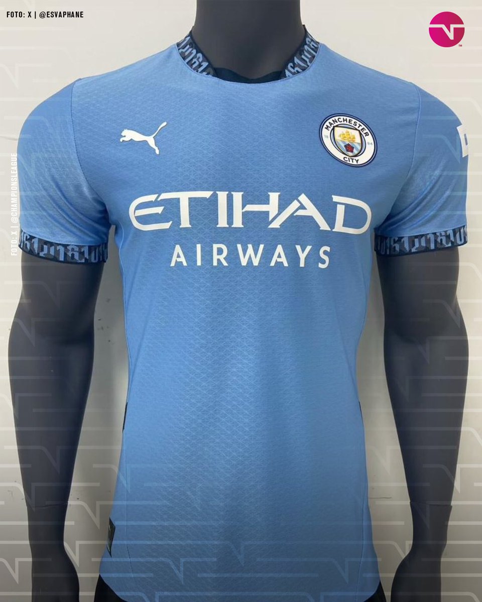 ¿La del futuro Campeón de la Premier? 👀 Se filtró la que sería la nueva camiseta del Manchester City, para la temporada 2024/25. 👕 ¿Les gusta, Cityzens? 🤔