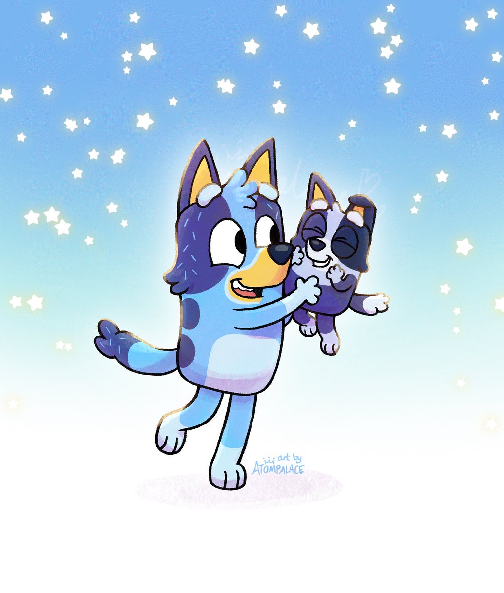 surprise! 💙🩵 #Bluey