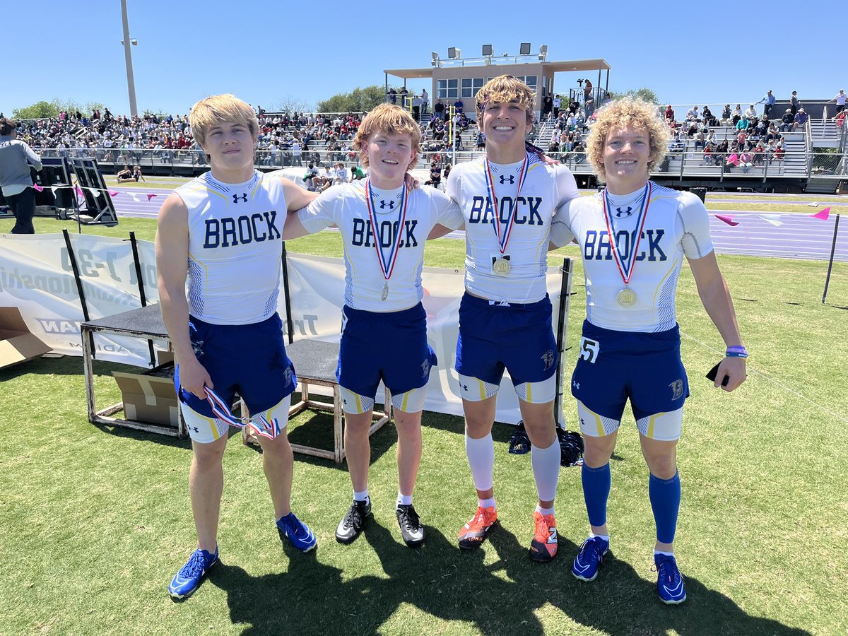 Brock Boy’s Track & Field (@brocktrackfield) on Twitter photo 4x2 is State Bound! Finishing 2nd. <a href="/cotyfarmer23/">Crfarm23</a> <a href="/CannonStephens2/">Cannon Stephens</a> <a href="/colt_matlock/">Colt Matlock</a> <a href="/BrettTutter22/">Brett Tutter</a> <a href="/BrockAthletics/">Chad Massey</a> 4x2 is State Bound! Finishing 2nd. <a href="/cotyfarmer23/">Crfarm23</a> <a href="/CannonStephens2/">Cannon Stephens</a> <a href="/colt_matlock/">Colt Matlock</a> <a href="/BrettTutter22/">Brett Tutter</a> <a href="/BrockAthletics/">Chad Massey</a>
