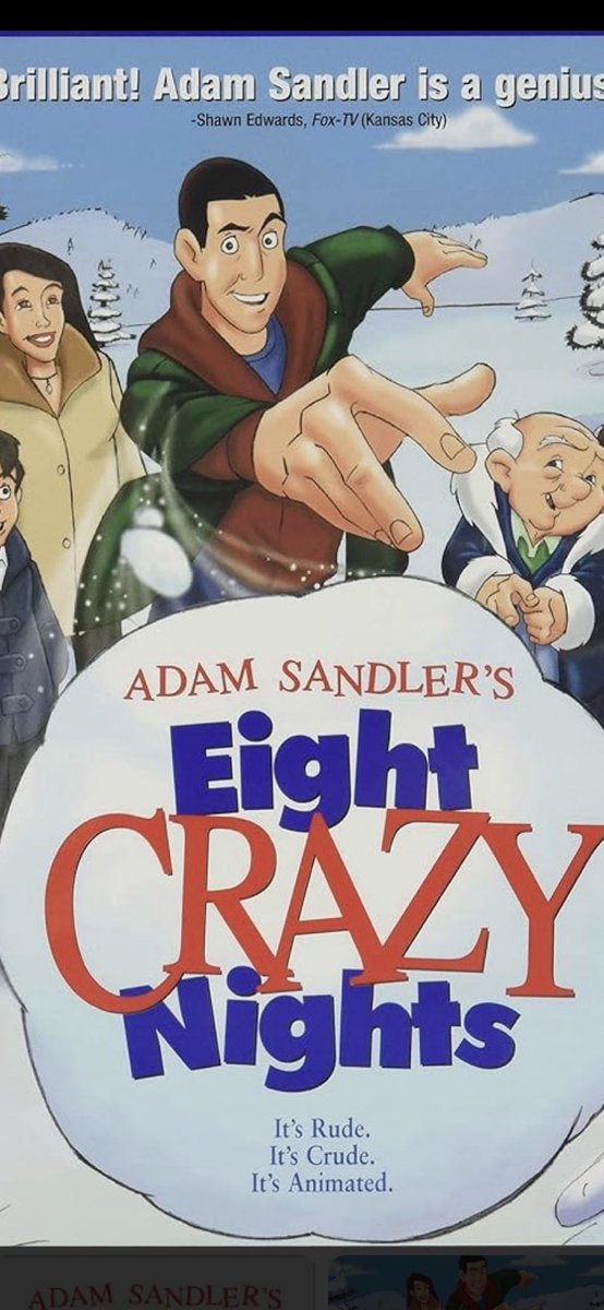 CollectorSupre1's tweet photo. Movie Monday is here again! I didn’t forget this time. What we have today is a gem from Adam Sandler. I thought this was the stuff when I was a kid. Not as good now that I’m older but always have a special place for me. Watch it every year around the holidays. https://t.co/EdkgGy9Eri