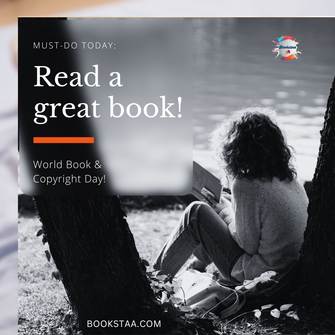 BookstaaStore's tweet photo. MUST-DO-TODAY: Read a great book! - World Book &amp; Copyright Day! 
.
.
.
.
.
.
.
.
#WorldBookDay #BookLovers #ReadingIsFun #AmReading #Bookstaa #BookstaaStore #BuyFromBookstaa #BuyOriginal https://t.co/mfzCfe8ybG