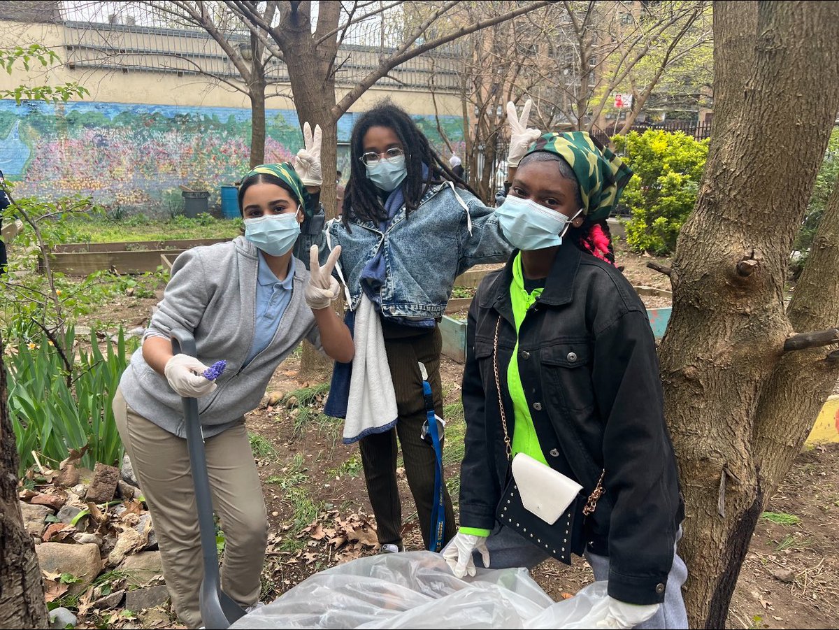 Our Community Garden cleanup in honor of Earth Day was a success. EFMS and Jackie Robinson School worked together as a campus to get the job done! 🌎🌳💚