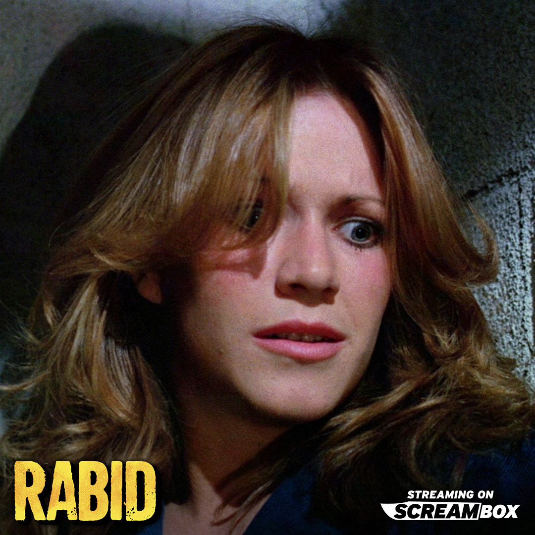 Marilyn Chambers was born on this day in 1952.

The adult film legend stars in David Cronenberg's body-horror classic Rabid on SCREAMBOX.