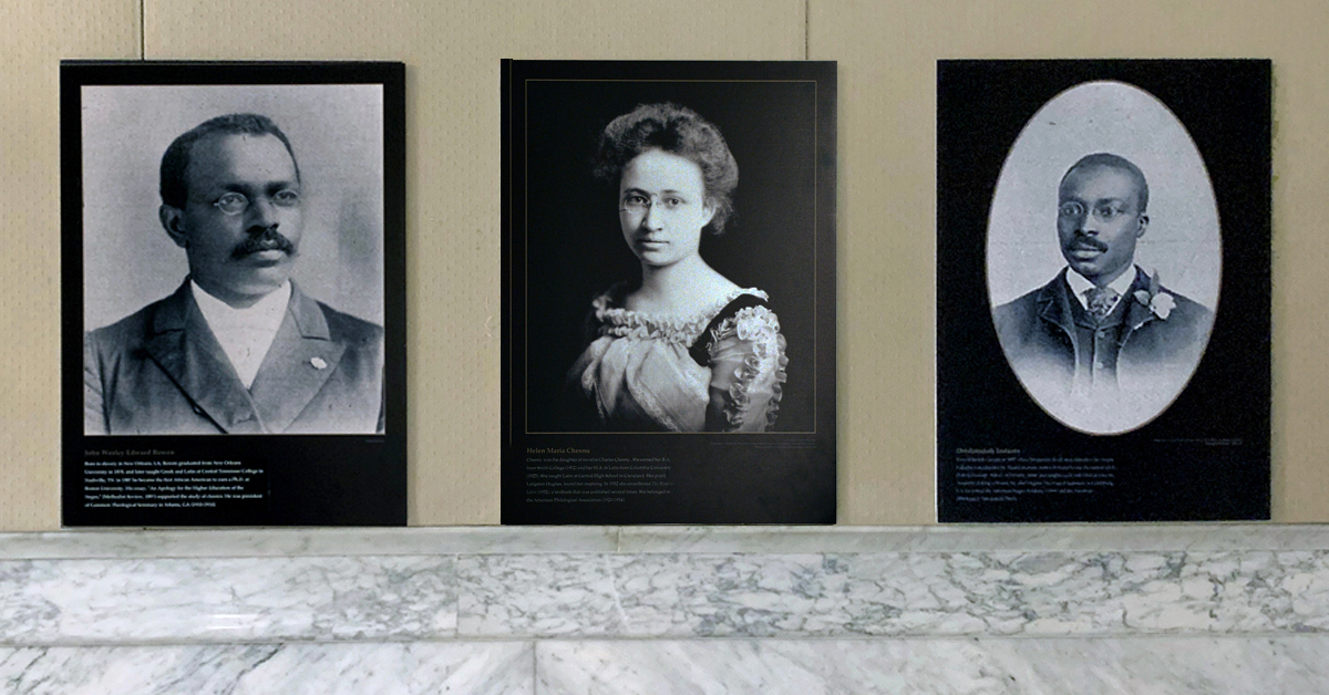 The Black Classicists in North America photo exhibit in the Lillian Massey Building celebrates 18 prominent Black scholars who advanced Greek and Latin language studies. It’s the first time this collection has been displayed in Canada.

Learn more: bit.ly/3Up7XkJ
