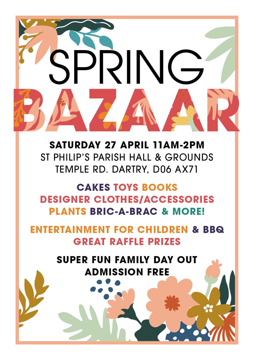 st_philips's tweet photo. St Philip's Spring Bazaar this Saturday, 27th April, from 11am until 2pm.  See  you there! https://t.co/gc6NYPCxbC