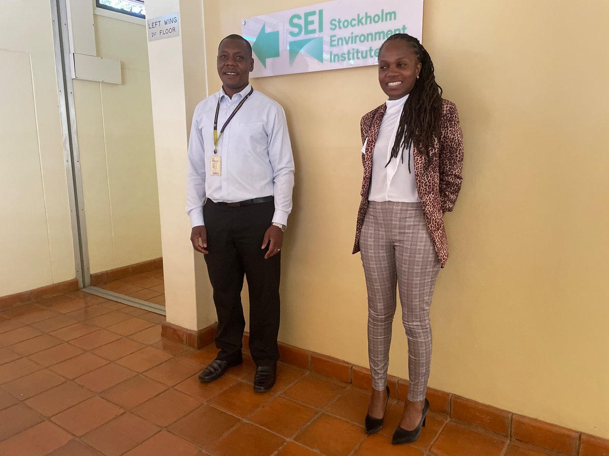 I hosted @AnneNyambane, a former colleague @SEI_Africa for a meeting today and we discussed how to expand collaborative research and policy engagement on bioethanol in Uganda and Kenya. @Lawrencenzuve. @SEIresearch. @kehbis1