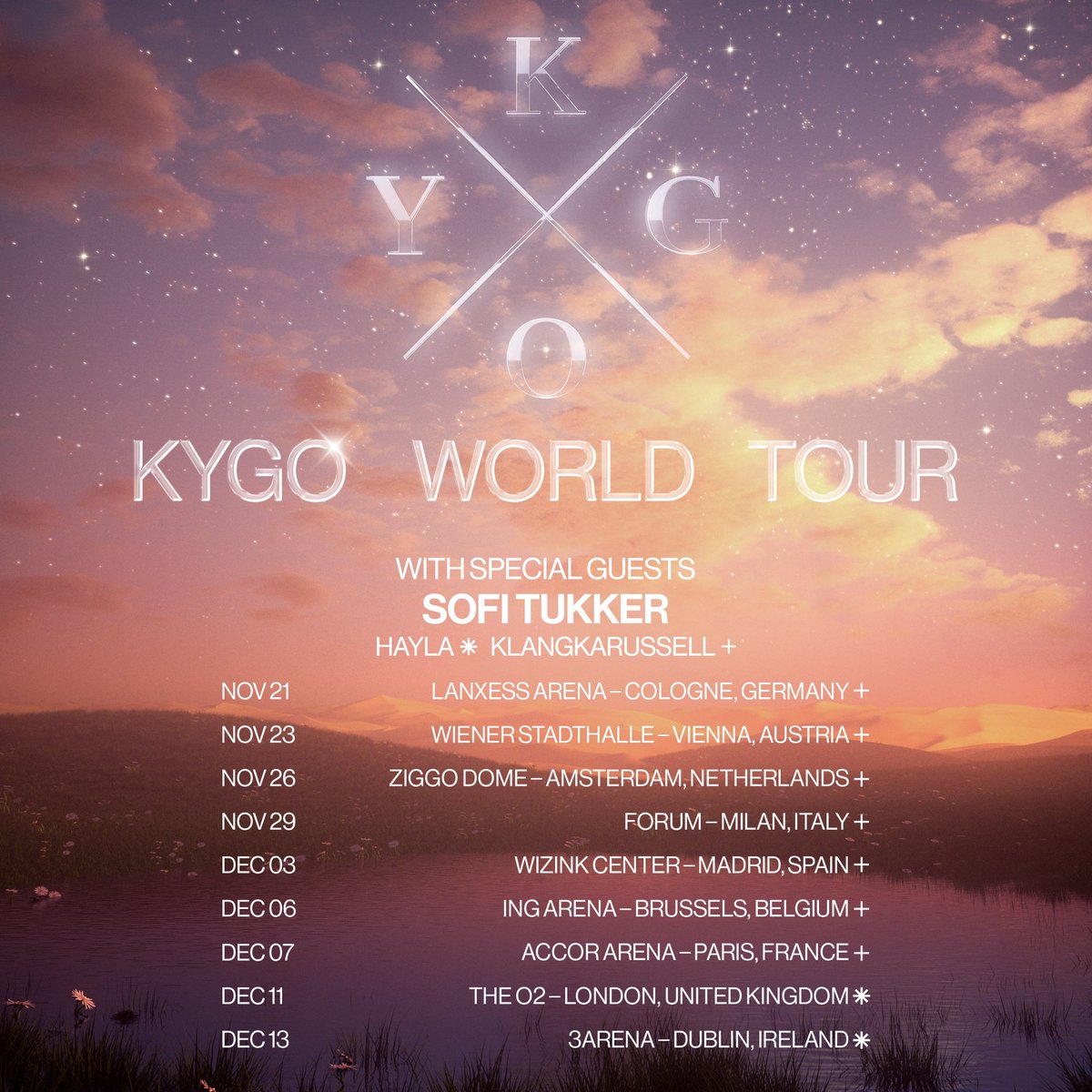 Europe Arena Tour Alert!! We’re going to Europe this winter with the homie @KygoMusic 🔥also w/ legends @Klangkarussell & @haylasings tix: sofitukker.com/tour @ZiggoDome #TheO2London @LANXESSarena @ingarenabxl @Accor_Arena @WiZinkCenter @StadthalleWien @3ArenaDublin