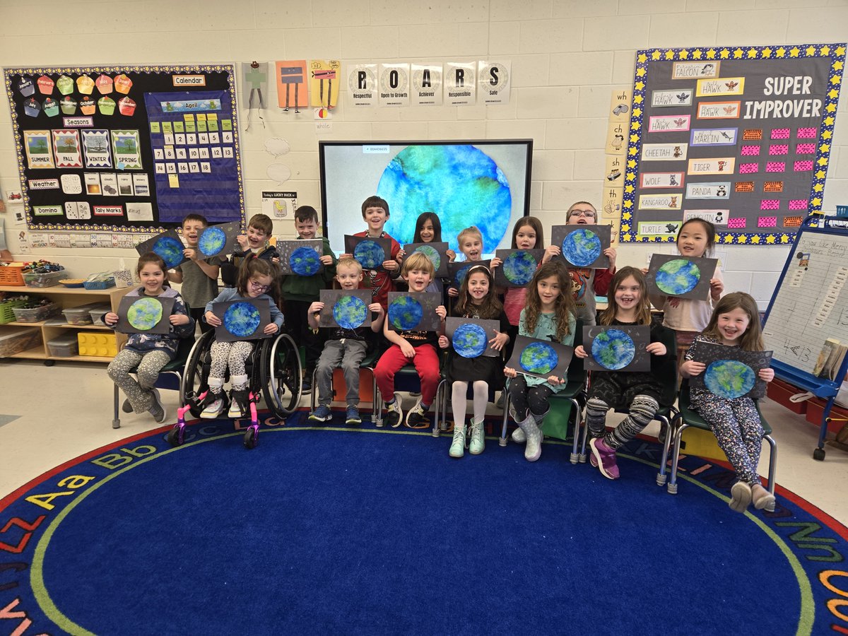 Happy Earth Day from Mrs. Letizio's class and GBS!