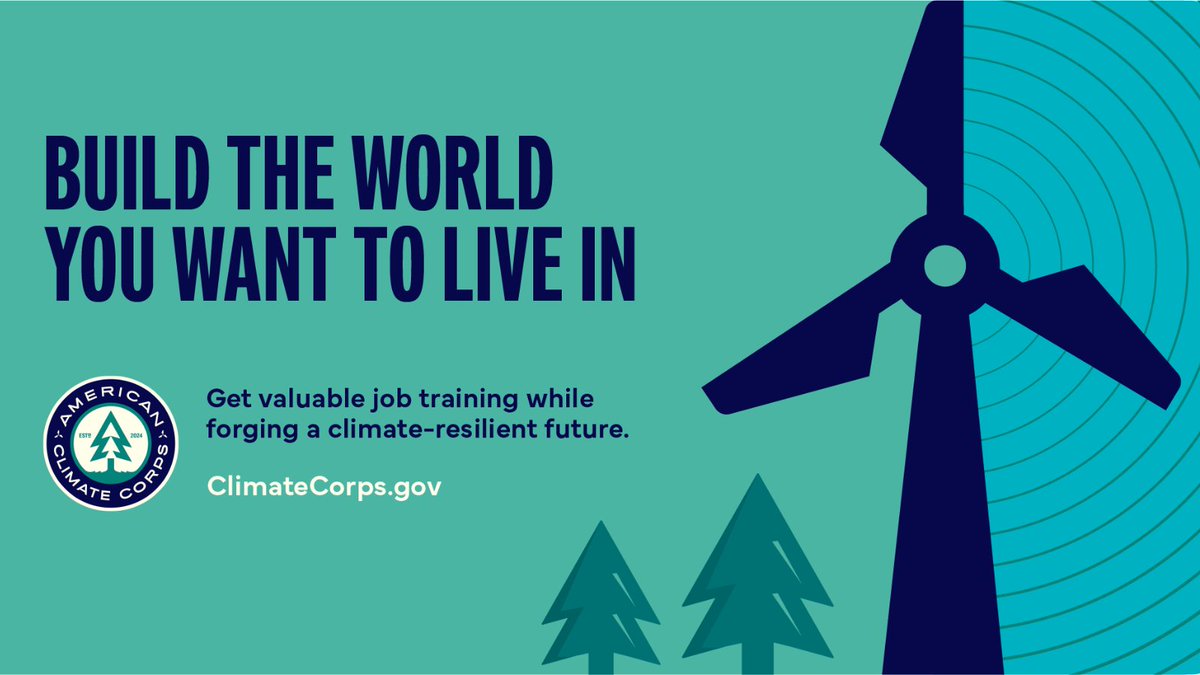 Serve Wisconsin (@servewisconsin) on Twitter photo Exciting news this #EarthDay!
<a href="/ClimateCorpsUS/">American Climate Corps</a> is now accepting applications. More than 2K positions are available now across 36 states, DC & Puerto Rico, including here in Wisconsin.
Ready to fight climate change? Apply now for #ClimateCorps at ClimateCorps.gov! Exciting news this #EarthDay!
<a href="/ClimateCorpsUS/">American Climate Corps</a> is now accepting applications. More than 2K positions are available now across 36 states, DC & Puerto Rico, including here in Wisconsin.
Ready to fight climate change? Apply now for #ClimateCorps at ClimateCorps.gov!