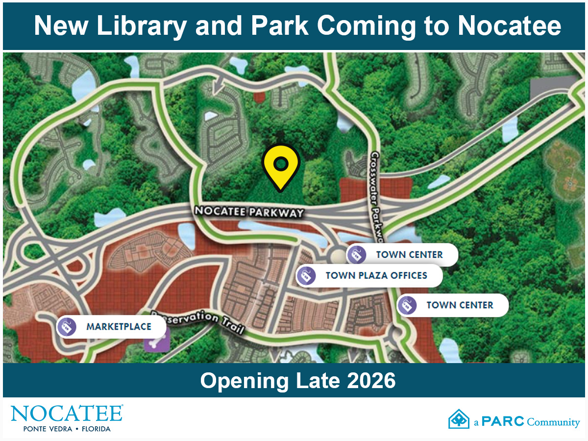 🚨BIG NOCATEE NEWS🚨 A @StJohnsCounty Library and Park is Coming to Nocatee‼️📚 To learn what will be included and to view its location within Nocatee, click HERE: hubs.li/Q02tGq5v0 RETWEET to share!