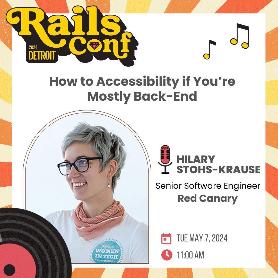 Meet #speaker Hilary Stohs-Krause, Senior Software Engineer at Red Canary 👩🏻‍💻 ✨ She is a board member for several tech and community orgs, loves board games and bourbon barrel-aged stouts, and got way too into plants during the pandemic. Learn more: buff.ly/3W3S0BH