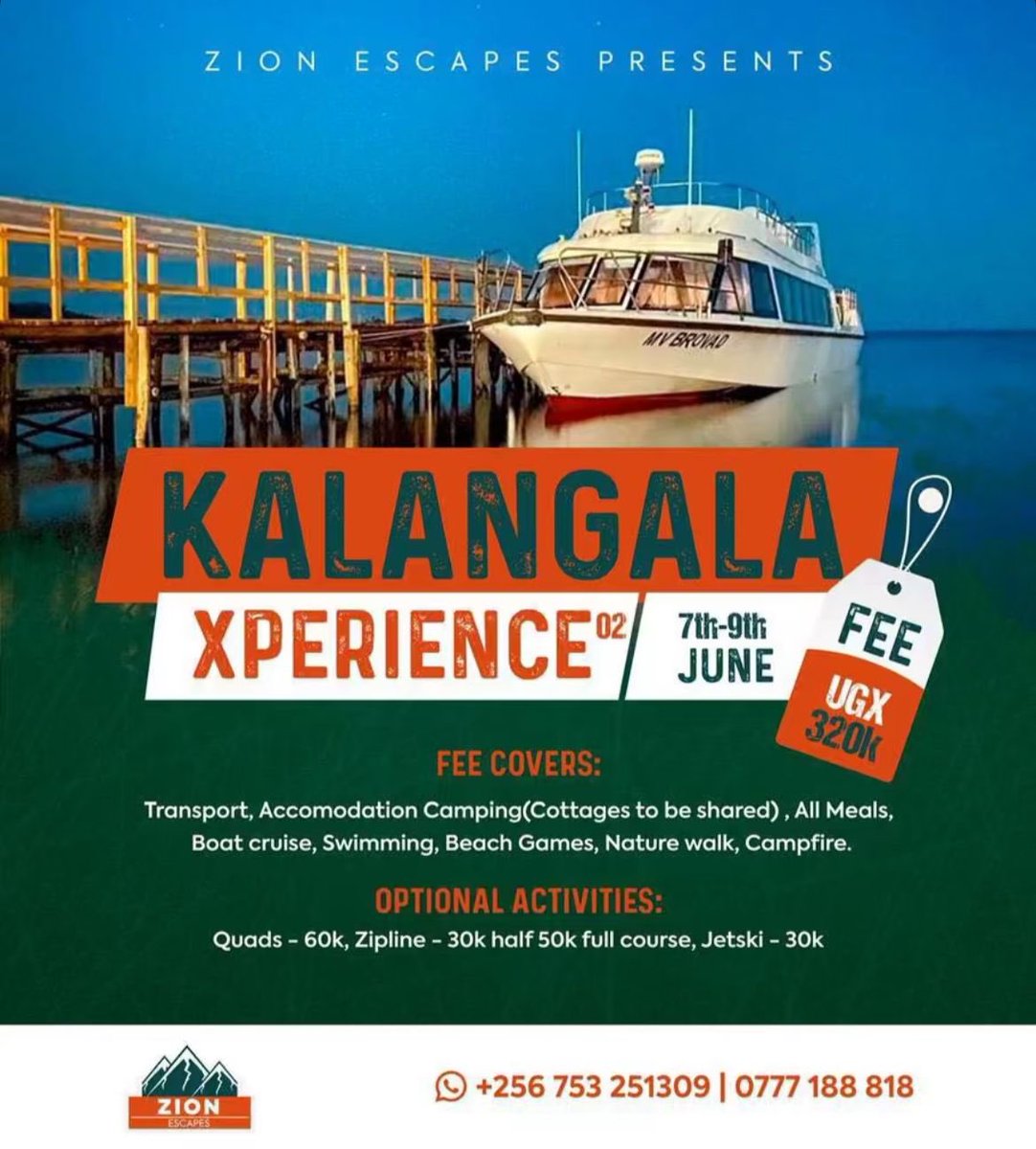 Sagala sawulidde sategedde. Anyway guys y’all need to visit the mighty Kalangala island 🏝️👏🏾  with @Zionwilliamson