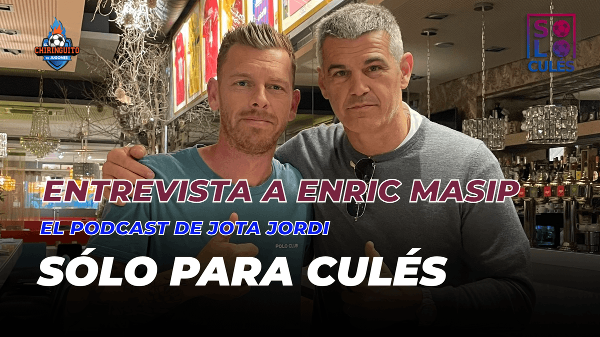 🚨 ¡ENRIC MASIP habla con @jotajordi13 tras la POLÉMICA DERROTA en el CLÁSICO! 👇 Escucha YA la ENTREVISTA COMPLETA en 'Sólo para culés' con el adjunto a la presidencia del FC Barcelona. 🔴 youtu.be/YjyLWNeKhWM 🔵 facebook.com/986395743115307