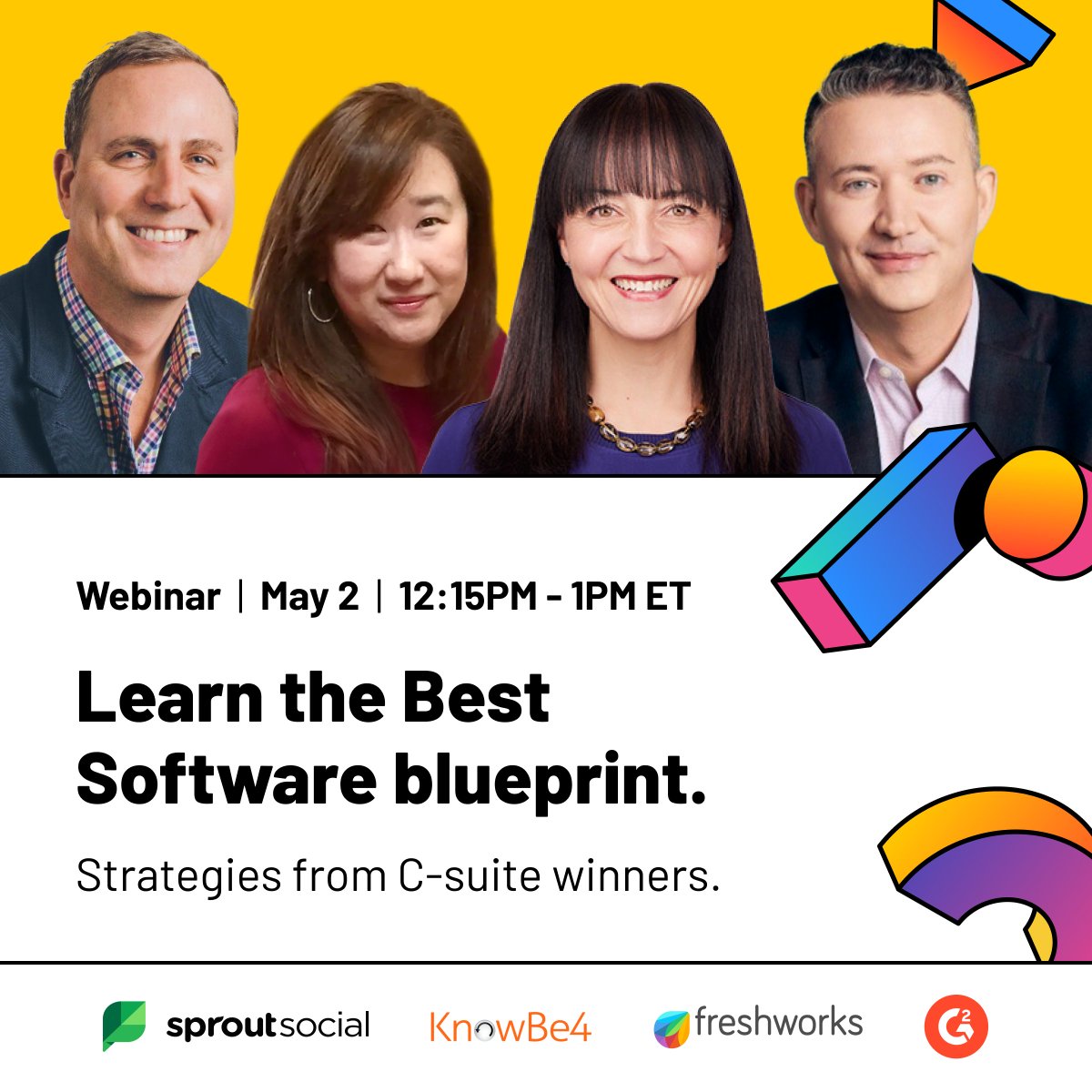 How do our 2024 Best Software winners turn customer voice into go-to-market gold? 🏆 💪Empower your strategy with their customer insights & secure your seat for our upcoming webinar: sell.g2.com/resources/webi… #BestSoftware2024