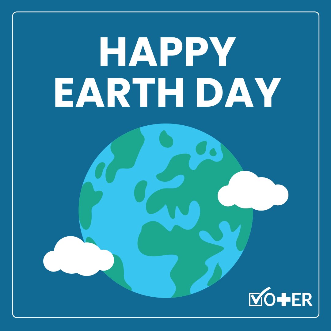 Don’t just celebrate Earth Day, advocate for it! 🌍 Check your voter registration here🗳️ : vote.health/social - #Earthday #VotER