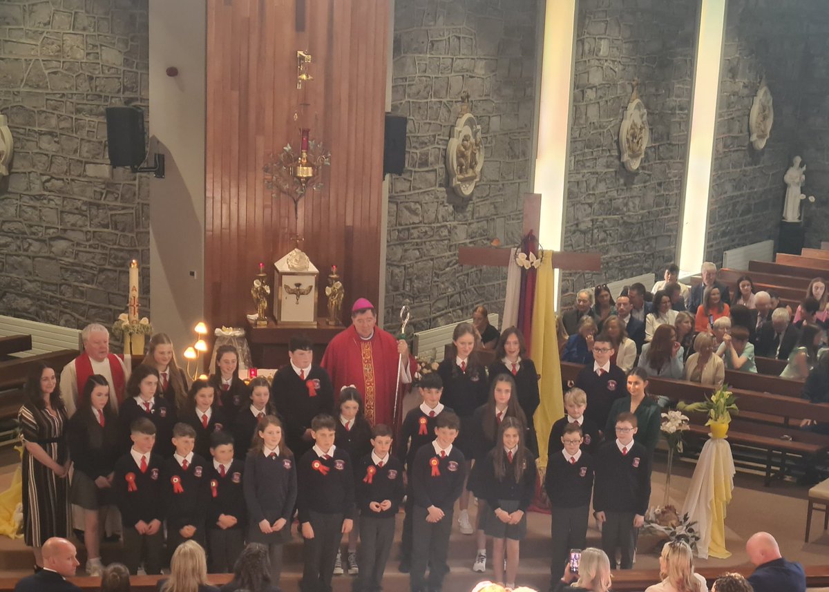 Congratulations to our fantastic 6th Class who made their Confirmation today!