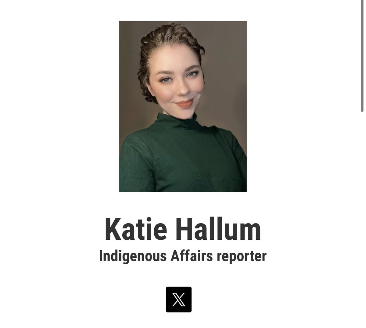 katie_hallum's tweet photo. Happy to announce I’m starting a new journey as NPR affiliate KOSU’s Indigenous Affairs reporter! 🥂 

And of course…a very appreciative shoutout and massive ᏩᏙ to @kgounews for kickstarting my journey into public radio. ❤️ https://t.co/bfFdfECRQi