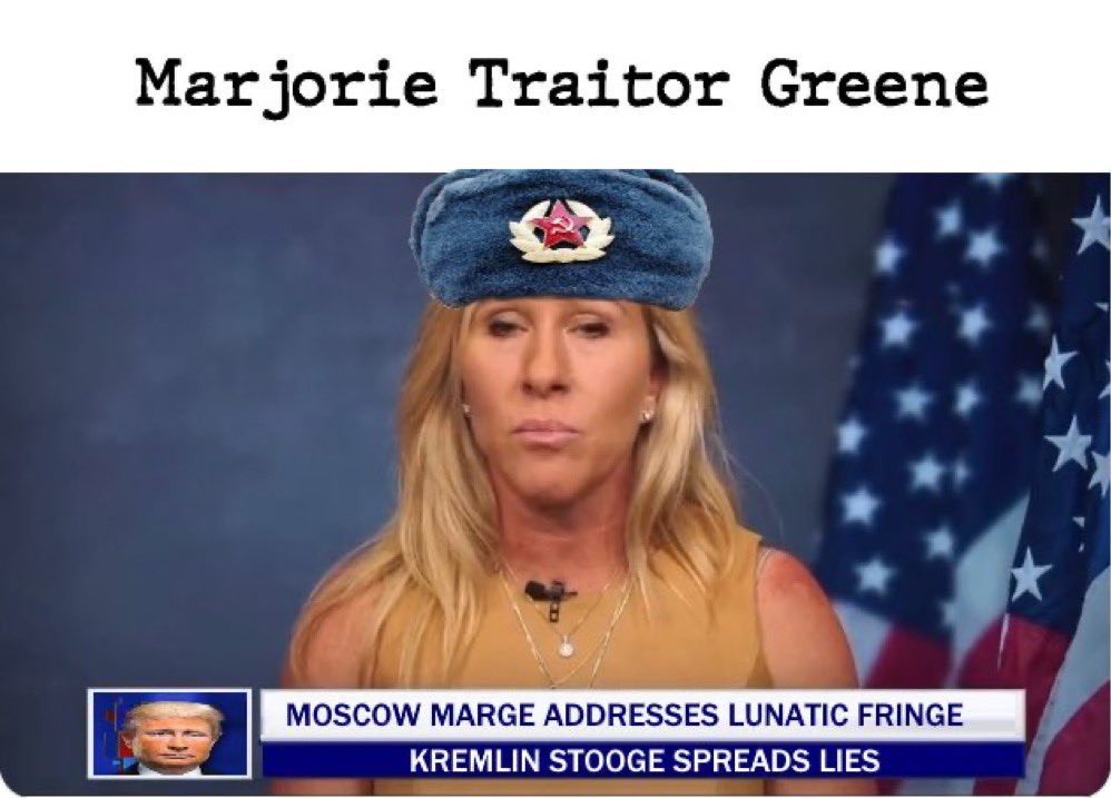 #MarjorieTraitorGreene