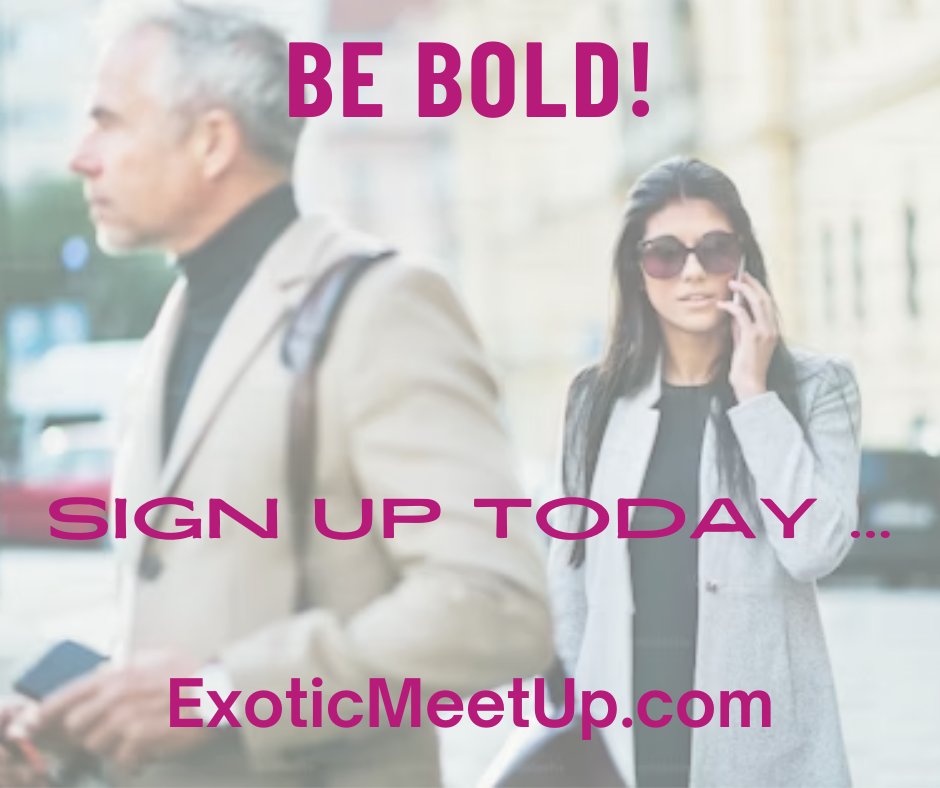 💕Why wait when love is waiting for you? Sign up today! ExoticMeetUp.com 
#FindLove #lovers #couples #Soulmates #ExoticMeetUp #couplesgoals #datingonline #singles #Love #Connections