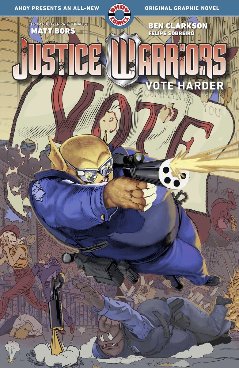 Justice Warriors Returns with Justice Warriors: Vote Harder
comicbuzz.com/justice-warrio…
@MattBors @benclarkson @AhoyComicMags
#comics #comicbooks #justicewarriors #graphicnovel