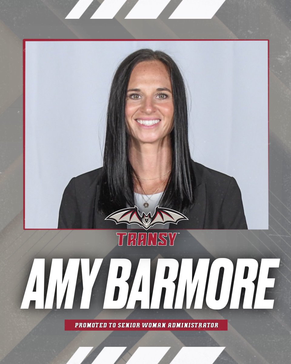𝙋𝙧𝙤𝙢𝙤𝙩𝙚𝙙

<a href="/TransylvaniaWVB/">Transylvania WVB</a> Head Coach Amy Barmore has been promoted to Senior Woman Administrator, effective May 1st. 

Barmore will continue as head coach while taking over as SWA.

#FlyPios🦇