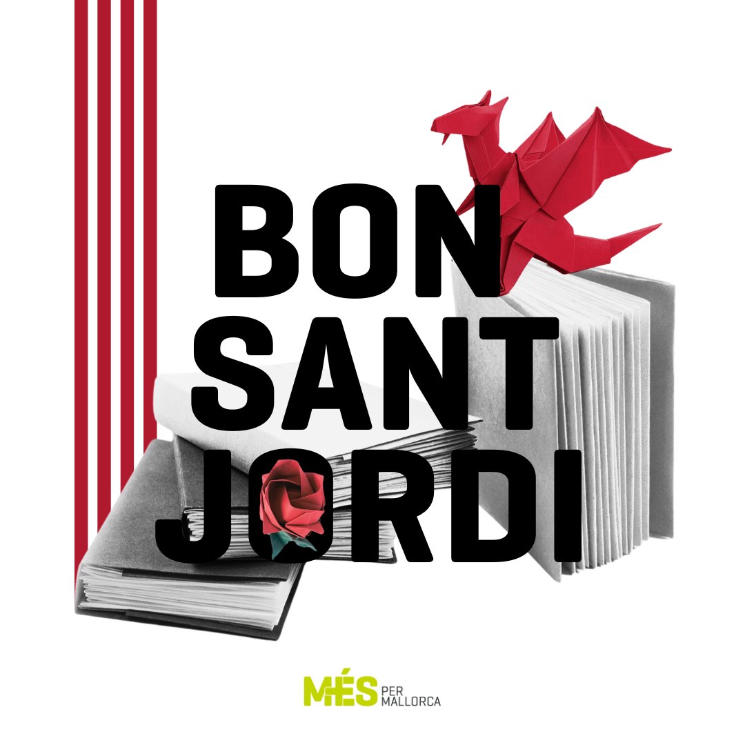 MESperMallorca's tweet photo. 📚🌹 "La cultura és l'opció política més revolucionària a llarg termini"
(Montserrat Roig)

Bona diada de Sant Jordi! https://t.co/P7cyVgsk6p