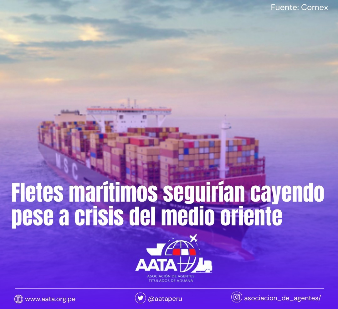 📰 #AATA te informa 📌

Los fletes marítimos seguirían disminuyendo este año, a pesar de los bloqueos en puntos estratégicos del comercio marítimo y las tensiones geopolíticas en Medio Oriente.

Fuente: (n9.cl/kz8ax)