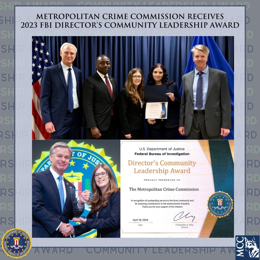 MCC received the FBI Director's award for community leadership in Washington D.C. @FBINewOrleans 

@FOX8NOLA 
@NOLAnews 
@wdsu 
@WGNOtv 
@WWLTV