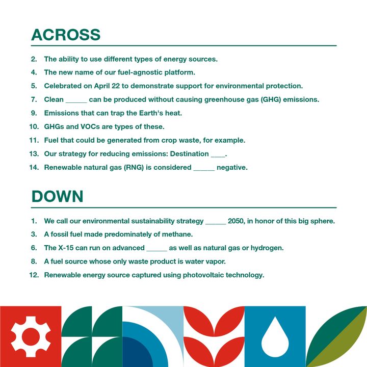 Small actions today, big impact tomorrow. 🌱 Happy Earth Day!

Up for an Earth Day challenge? Test your knowledge of these environmental terms with this crossword, and if you want to learn more, visit: cummins.tech/8o967p