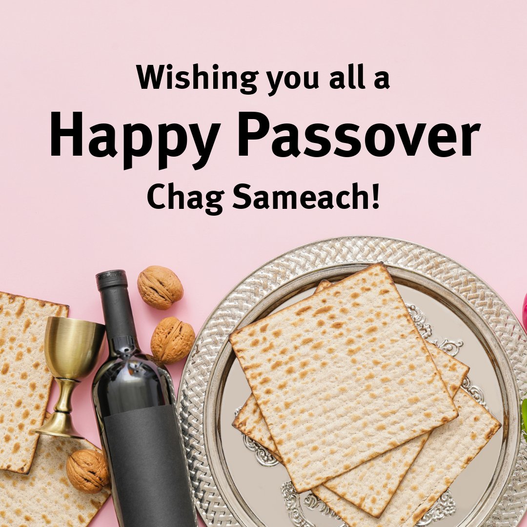 Wishing a Happy Passover to everyone celebrating 💙