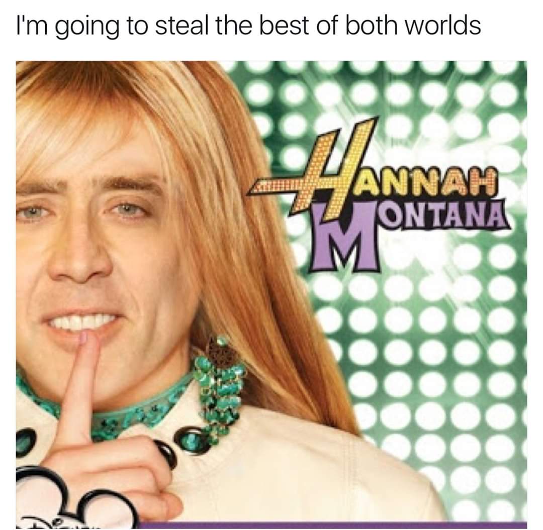 🤫

#hannahmontana #mileycyrus #bestofbothworlds #tv #tvseries #sitcom #movie #movies #film #FilmTwitter #FilmX #cinemaloco #nicolascage #legend #star #hollywood #superstar #moviestar #icon #GOAT #nouveaushamanic #nationaltreasure #meme #memes #comedy #dailymemes #funnymemes