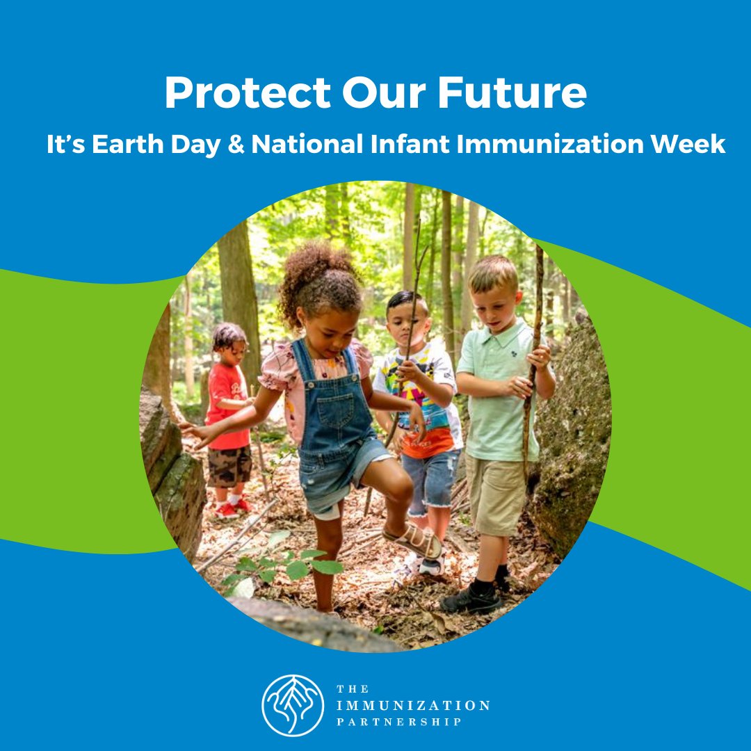 Our future depends upon us nurturing our children and the earth by preventing disease and protecting the environment. #HappyEarthDay2024 #NIIW #preventdisease #vaccinate #Immunize