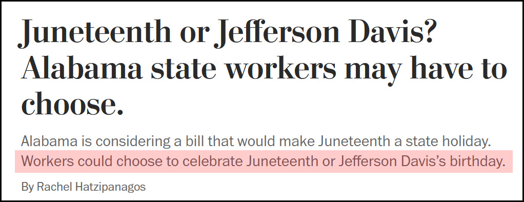 Juneteenth or Jeff Davis? Alabama will get to choose. jabberwocking.com/juneteenth-or-…