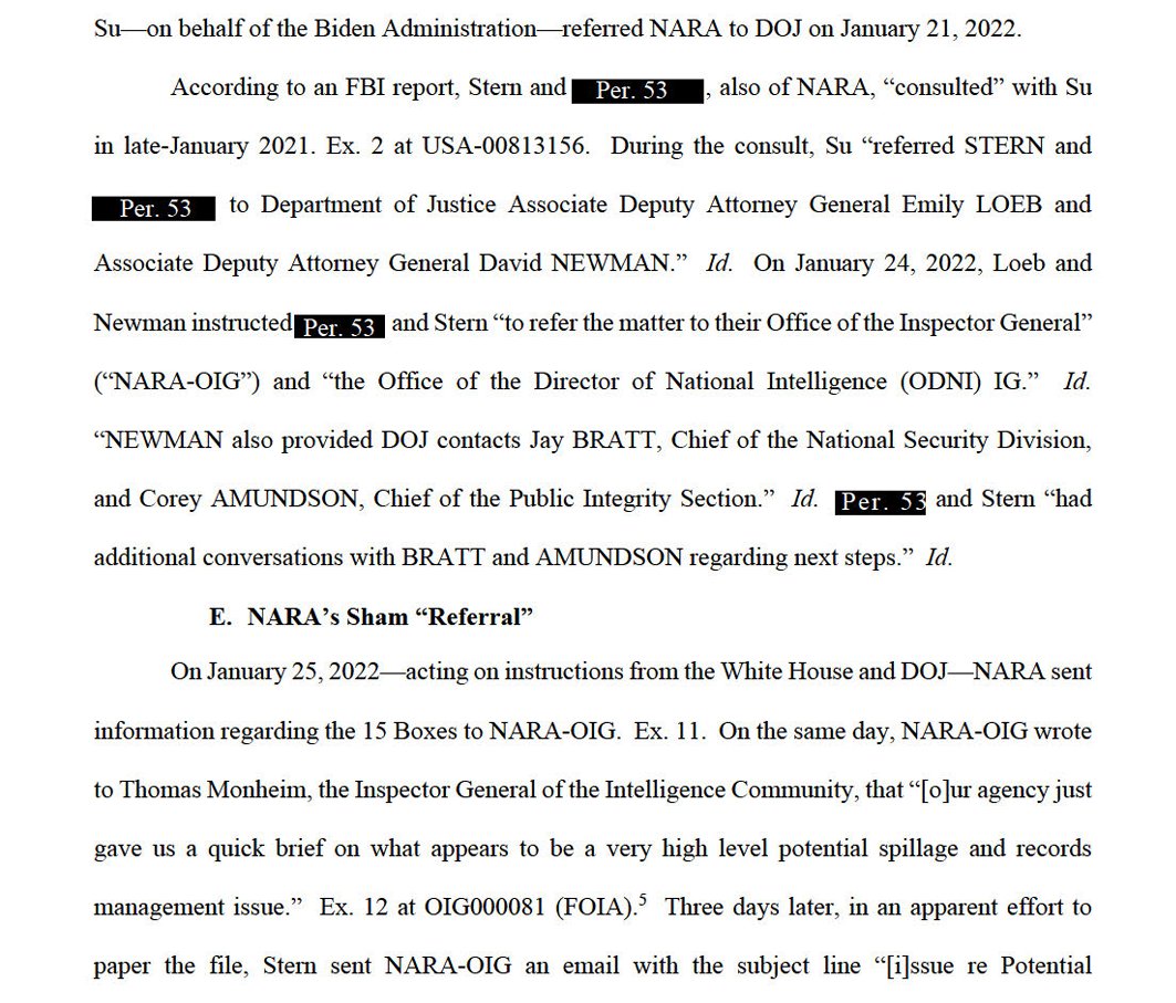 Now you know why the insiders like Andrew Weissmann and Barb McQuade are desperate to get rid of Judge Cannon. Without her courage on this matter, incriminating evidence of Biden's WH and DOJ running the investigative show behind the scenes would be buried maybe forever. DOJ