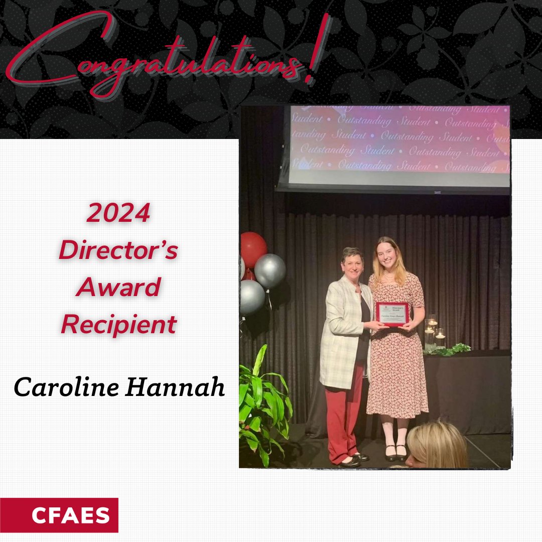 OhioStateATI's tweet photo. Standing ovation for our talented 2024 Outstanding Students and Director's Award recipients! 🌟Your hard work and dedication are truly inspiring. 🌰 ❤️ #OhioStateATI #CFAES #OutstandingStudents #DirectorsAward https://t.co/IckQvzU7Ub