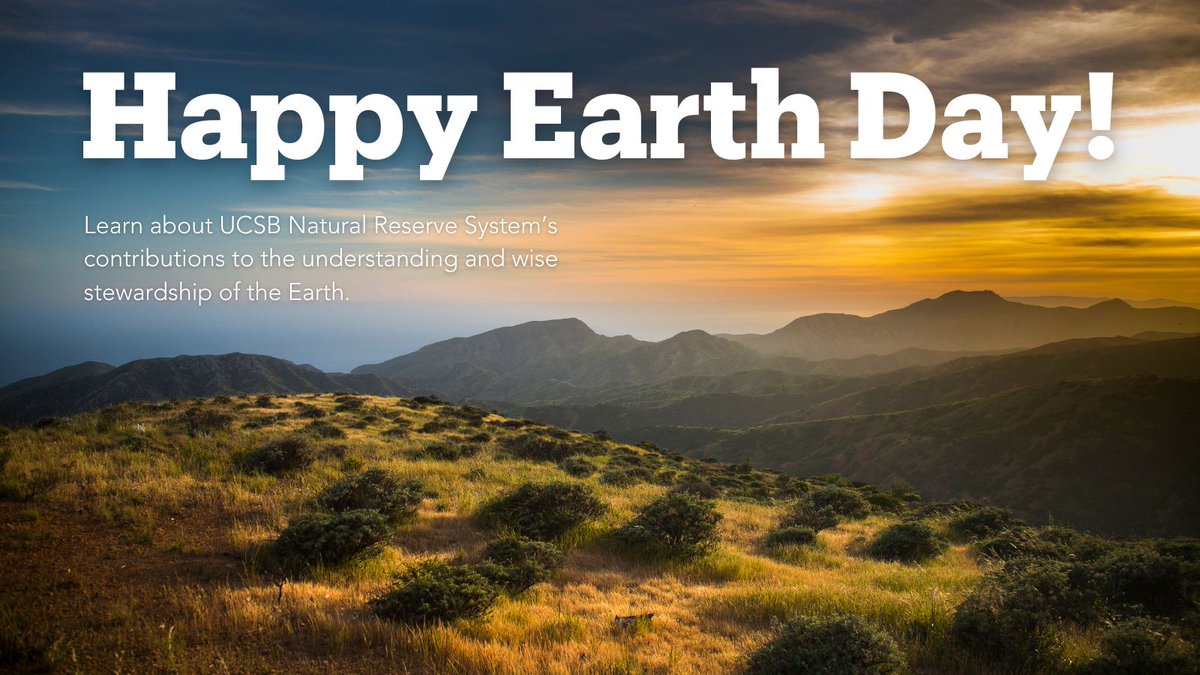 In honor of #EarthDay, we're highlighting the @ucsbnrs, a network of 7 protected natural areas throughout California. The NRS provides opportunities for scientists, students, and the public to learn about California's biodiversity. Follow along to learn more about each reserve: