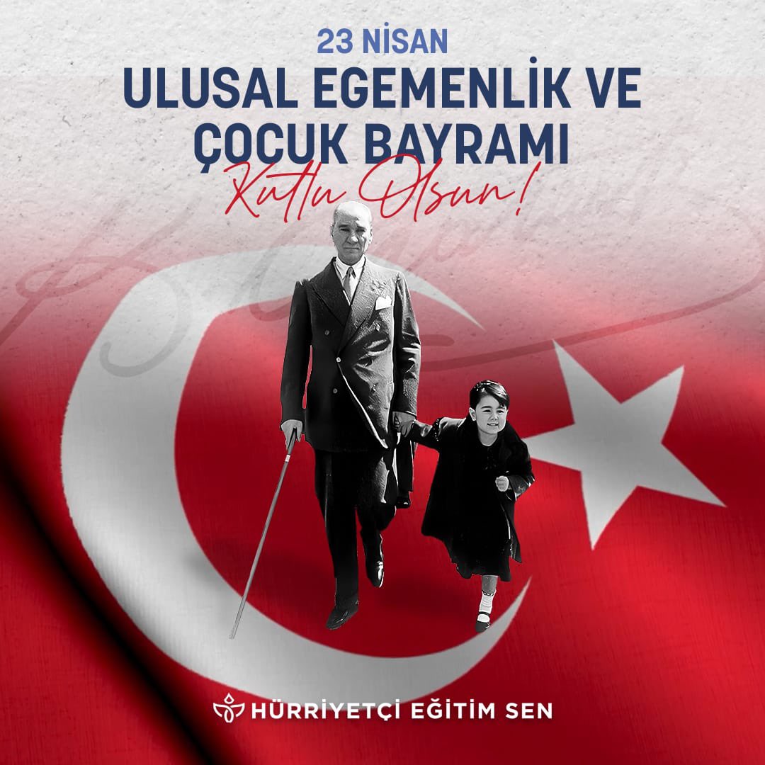 Çocuklarına, ❤️HÜRRİYET, 🤍EGEMENLİK, ❤️ÖZGÜRLÜK, 🤍BAYRAM, ❤️VATAN bırakan şanlı Mustafa Kemal Atatürk 🫡🫡🫡 Açtığın yolda, gösterdiğin hedefe, durmadan yürüyeceğime ant içerim. Kutlu olsun 23 Nisan, Var olsun kutsal vatan... #23Nisan2024 #23NisanKutluOlsun @hursenankara2