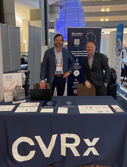 We were proud to kick off our partnership with @MedAxiom - an @ACCinTouch company - at last week's #CVTransforum Spring '24 Meeting in Atlanta. Our team enjoyed connecting with and educating attendees about #Barostim and its benefits for #HFrEF patients.